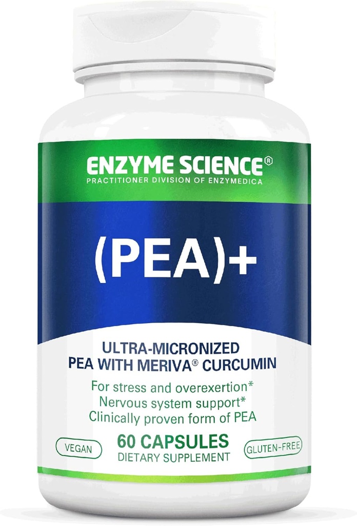 Enzyme Science Pea + Gurkemeje supplement til fysiologisk støtte Hjælper støtte Nervesystemet, immunsystemet og muskulaturen - 60 kapsler