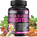Inositol Supplement - Myo-Inositol og D-Chiro Inositol Plus Ashwagandha, Berberine, Cinnamon og 5 Mores - 120 Kapsler