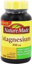 Nature Made Magnesium oxide 250 mg, Kosttilskud til muskelstøtte, 200 tabletter (pakning med 3 tabletter)
