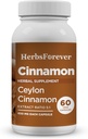 Herbseverly Ceylon kanel kapsler Samlet wellness support supplement High Potency 800 Mg Extract 60 Vege kapsler