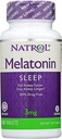 Natrol Melatonin 3 mg Dvaletid Udgivelsesdosering Tablets 100 ea (pakning med 4)