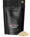 Organic Milk Thistle Powder 150g - Kilde til Cleansing Silymarin - Fremstillet af Cold- Pressed Milk Thistle - Vegan, Raw, Non- GMO.