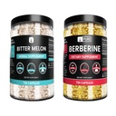 Pure Original Ingredienser Goldenseal Berberine & Bitter Melon Kapsler Bundle, (730 Kapsler) Ingen Magnesium eller Rice Fillers