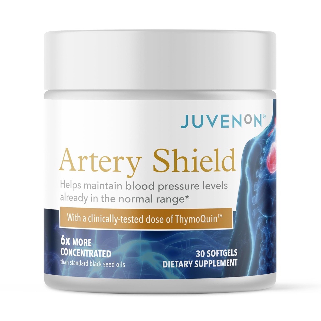 Juvenon Artery Shield - tillæg med sort frøolie