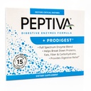 Peptiva fordøjelsesenzymer Supplement + ProDigest - Hjælper med Bloating, Gas, Forstoppelse - 15 Tæl