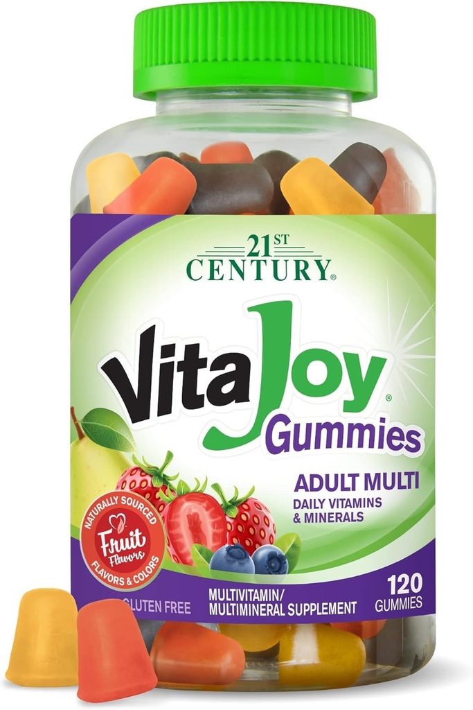 21. århundrede Vitajoy vitamin frugt smag, kirsebær og jordbær, 120 Greve