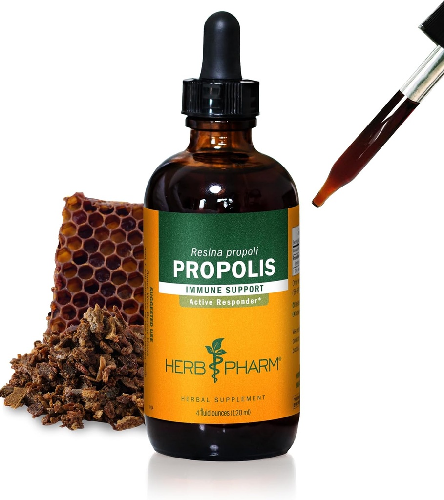 Herb Pharm Propolis flydende ekstrakt til immunsystemet support - 4 Ounce