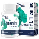 Liposomal L- Theanin 500mg, Kompleks med GABA 200mg & Magnesium 100mg, Ekstra styrke supplement til rolig, afslappende & fokus, Gluten Free - 60 kapsler
