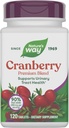 Nature 's Way Cranberry Premium Blend, Understøtter Urinary Tract Health *, Med C-vitamin, For mænd og kvinder, Ingen gluten, 120 tabletter (Packaging May Vary)