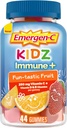 Emergen- C Kidz C-vitamin immunstøtte Gummies Fun- Tastisk Frugt 44CT omfatter zink, mangan, B-vitaminer og D-vitamin til Tilbage til skolen Essentials