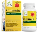 Terry naturligt Curamin - Curcumin supplement til cirkulation & Endorphin Support - Støtte til lejlighedsvis ubehag - Aids Sunde Muskler - 120 Kapsler