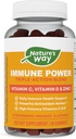 Nature 's Way Immunity Power, Triple Action Immunity Support Blend *, Vitamin C og D, Zink, Strawberry- Orange Flavored, 90 Gummies