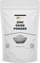 100% Natural Zink Oxide Powder Name 124; Mikroniseret Non- Nano Ikke belagt Partikler 0,5 LBS / 227 GMS