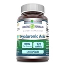 Amazing Formulas Hyaluronic Acid 100 Mg Supplement Note 124; Kapsler Note 124; Non- GMO Note 124; Gluten- Free Note 124; Lavet i USA (1 pakning