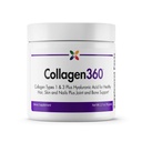 Stop aging nu - Collagen360 med Hyaluronsyre - Collagen Peptider pulver til støtte sundt hår, negle & hud - Hjælper med at reducere udseendet af fine linjer og rynker - Pulver 2.7 Ounces