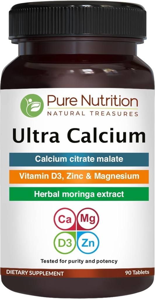 Pure Nutrition Ultra Calcium 1000mg med VIT D3 + K2
