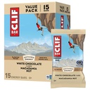 CLIF BAR - Energy Protein Bars - Hvid chokolade Macadamia Nut - Lavet med Økologisk Havre - Energy Bars - Ikke-GMO - (15 Pack)
