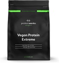 Protein Works - Vegan Protein Ekstrem Mest124; High Protein Powder Mest124; Plant Based Shake Mest124; Jordbær 'n' Cream Mest124; 2,20 Pounds