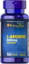 Puritan's Pride L-Arginine 500 mg, Heart Health Support, 100 Count