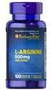 Puritans Pride L- arginin 500 mg, Heart Health Support, 100 Greve