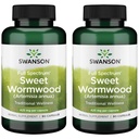 Swanson Sweet Wormwood - May Promote GI Gut Health, Microbial Balance & Digestive Health Support - Herbal Supplement med Artemisinin - (90 kapsler, 425mg Hver) 2 Pack