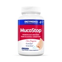 Enzymedica, MucoStop, Natural Enzyme Supplement, Relieves Sæsonbestemt eller lejlighedsvis Congestion, Understøtter Easy Breathing, 96 Greve
