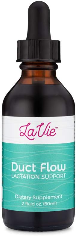 Duct Flow Amning Support - Craged Milk Duct Relief supplement, Herbal Amning Support tinktur for Bryst Engagement Relief og Clogged Milk Ducks (2 Fl. Oz)