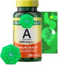 Vitamin A Supplement 2400 mcg, 250 Softgels med Bundle Eksklusive vitaminer & mineraler - A til Z - Bedre Ligth & Spring Guide