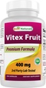 Bedste Naturals Vitex Chasteberry 400 mg 250 kapsler (pakke med 2)