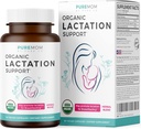 USDA Organic Lactation Supplement - Increase Milk Supply with Herbal Breastfeeding Support - Aid for Mothers - Organic: Fenugreek Seed, Fennel & Milk Thistle - 60 Vegan Capsules (No Pills or Cookies)