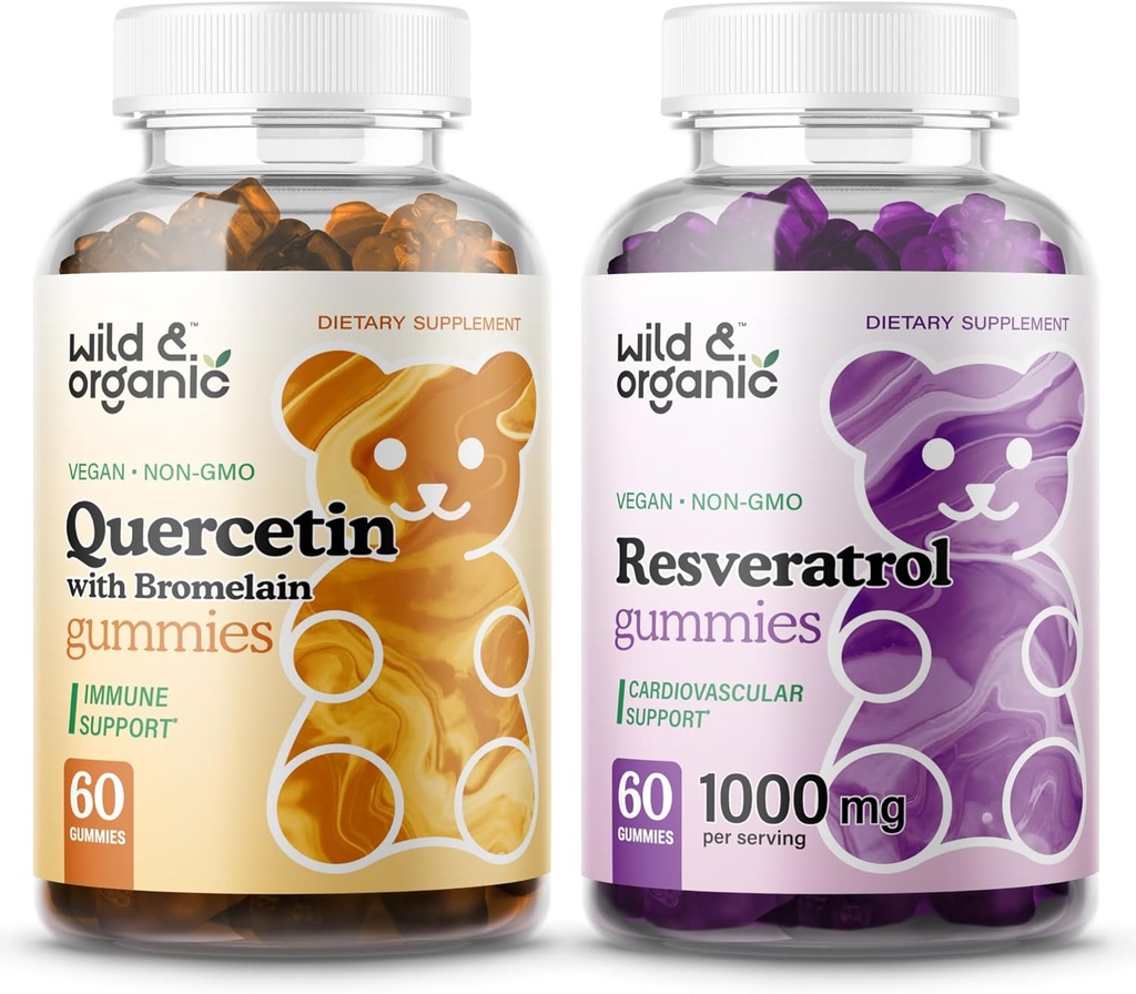 Wild & Organic Quercetin & Resveratrol gummies
