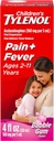Børns Tylenol Oral Suspension Medicine, Kids 'flydende medicin Smerte Reliever & Feber Reducer for Cold + Flu Symptomer, Aspirin-, Ibuprofen- & Alkohol- Gratis, Bubble Gum, 4 fl. oz