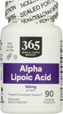 365 af Whole Foods Market, Alpha Lipoic Acid 100mg, 90 Count