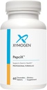 XYMOGEN PepciX - Zink Kosttilskud - Zink L Carnosine supplement til støtte Gut sundhed og fordøjelsessundhed - Acid Reflux Medicine + Gut Support (60 tabletter)