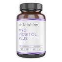 Dr. Brighten Myoinositol Plus - Doctor Formuleret Ratio af Myo- og D-Chiro- Inositol til støtte PCOS symptomer, Hormonbalance, sund ovarie funktion, og regelmæssige menstruationscykler