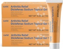 Curist Diclofenac Arthritis Cream Gel 1% (3 rør på 150g) - Stop smerter i håndled, fødder, albuer, & ankler. Hand Arthritis Pain Relief & Knee Arthritis Pain Relief (3 Pack, 5, 29 oz ea.)