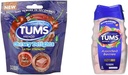 Tums Chewy Delights Soft Chews, Meget Cherry, 32count & Tums Ultra Strength 1000 Antacida, Assorted Berries, 72 tabletter