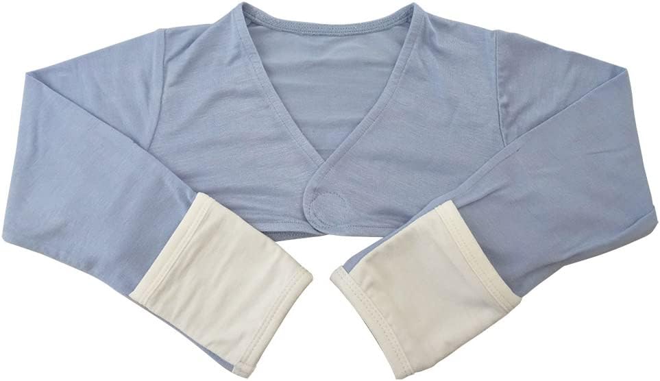Zinkfyldt Rayon Eksem Face Anti- Scratch Sleeve Cover Vest (24Months Bule)