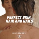 APOLLO 'S HEGEMONY Clear Skin - 180 Veganske kapsler - Vitamin B5 200mg (pantothensyre) og Acetyl- L - Carnitin 70mg, Anti- Acne, Forbedret hudsundhed, Vitamin B5 tillæg