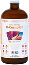 LIQUIDHealth Mega Energy Methylerede B- Complex, Voksen flydende vitamin supplement - øge energi, Relieve Stress & Træthed, immunforsvar, Heart & Gut Health - Made in USA, Vegan, Sukkerfri (32 oz)