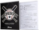 Murray Sporting Goods Baseball & Softball Score Book - 35 Spil Score Book - Score Keeping Book for Stats - Voksen, Unge, Little League Baseball Softball Scorebook for Scoreagers
