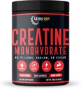 Lean 180-124; Best Creatinine Monohydrat Supplemented 124; 100% Pure Powder Budd124; Forbedret atletisk ydeevne, Muskel, Inddrivelse, Brain Function; Gluten Free, Lab Testet, Unflavored - (60 Servere)