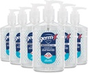 Germ- X Advanced Hand Sanitizer, Non- Tørring Moisturizing Clear Gel, Instant og ingen skylning Formel, Tilbage til School Supplies College, Pump Flaske, 8 Fl Oz (Pack of 6)