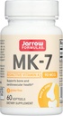 Jarrow Formulas MK- 7 90 mcg - Bioactive Form of Vitamin K2- 60 Servering (Softgels) - for Bone & Kardiovaskulære Sundhed - Vitamin K2 MK- 7 Kosttilskud - K2 Vitamin Supplement MK- 7 - Gluten Free