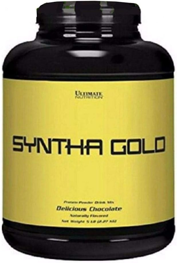Ultimate Nutrition Syntho Gold Time Release Casein Protein Powder with Milk Egg and Whey Protein Isolate - Op til 6 Timer af Vedvarende Protein, 65 Servere, Chokolade