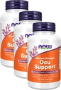 NOW Kosttilskud, Ocu Support ™ med FloraGLO ® Lutein, Plus Vitamin A, C og E, 90 Veg kapsler (pakke med 3)