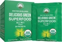 Peak Performance Organic Green Superfood Powder Single Serve Travel Pacets. Bedste Tasting Organic Green Juice Super Food med 25 + alle naturlige ingredienser til Max Energy. (20 Pack)