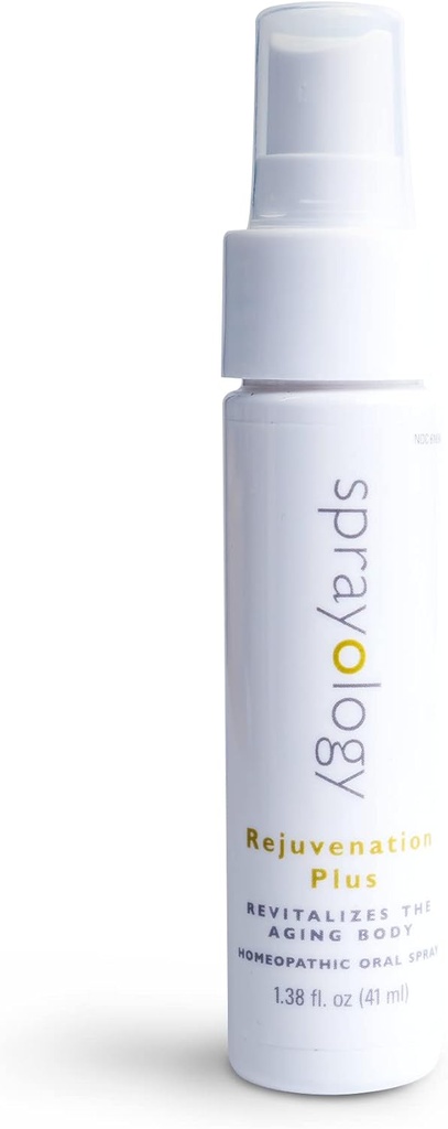 Sprayology Rejuvenation Plus | Revitalizes The Aging Body | Energy Supplement for Fatigue and Anti-Aging | Vegan, Gluten & Lactose Free | 30 Day Supply (1.38 fl oz)