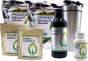 Purium Cleansing + Fitness Bundle - Includes Power Shake (Apple Berry), Apothe-Cherry, Super Amino 23, Super CleansR, Biome Medic, & Blender Bottle