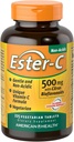 Ester- C American Health med Citrus Bioflavonoider Vegetariske tabletter, 24-timers immunforsvar, Genert på Mave, Non- Acid C-vitamin, Non- GMO, Gluten- Free, Vegan, 112 Servere, 500 mg, 225 Tæl